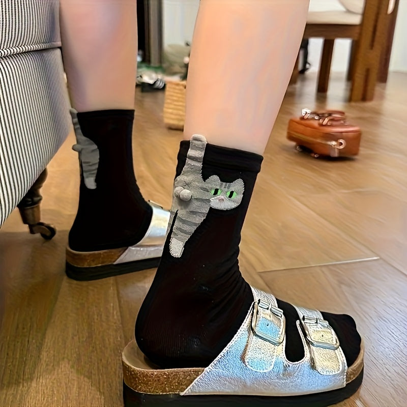 Realistic Cat Socks