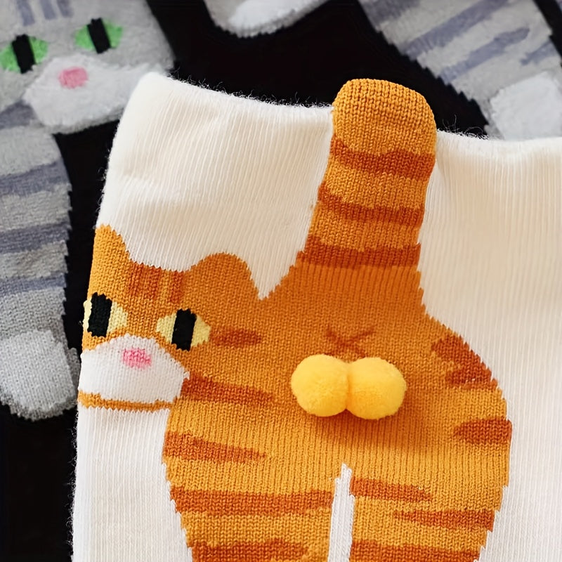 Realistic Cat Socks