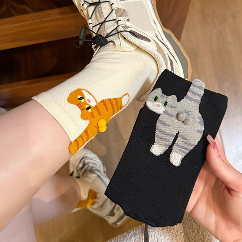 Realistic Cat Socks
