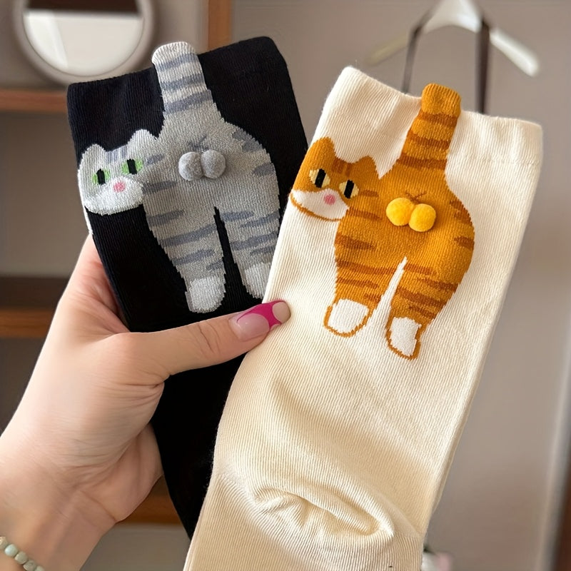 Realistic Cat Socks
