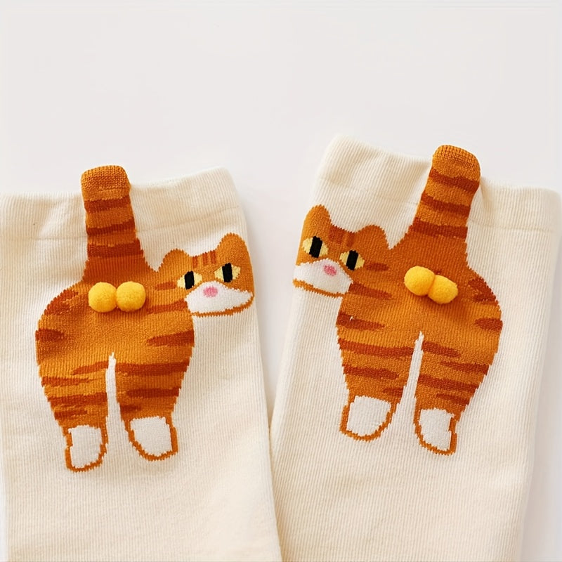 Realistic Cat Socks